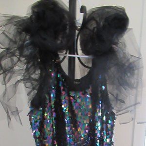 tmb hand-sewn formal-wear "bling" dress